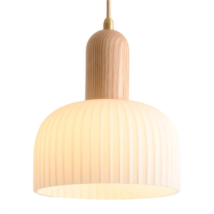 KCO 1-Light Solid Wood Pendant Light (L7199)