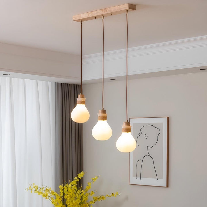 KCO Nordic Wooden Dining Table Pendant Light (L7203)