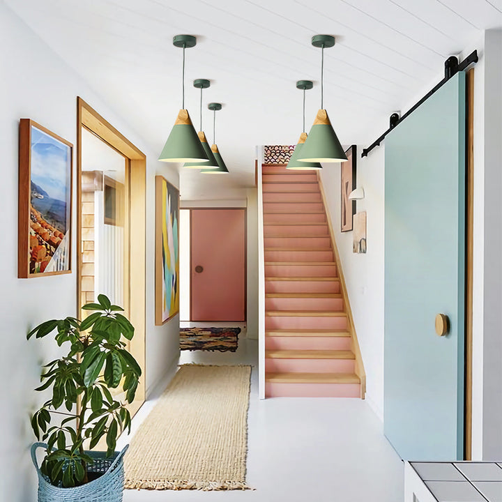KCO Green Cone Pendant Light (L7072-Green)