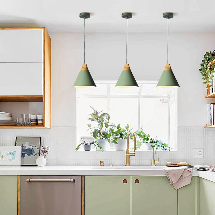 KCO Green Cone Pendant Light (L7072-Green)