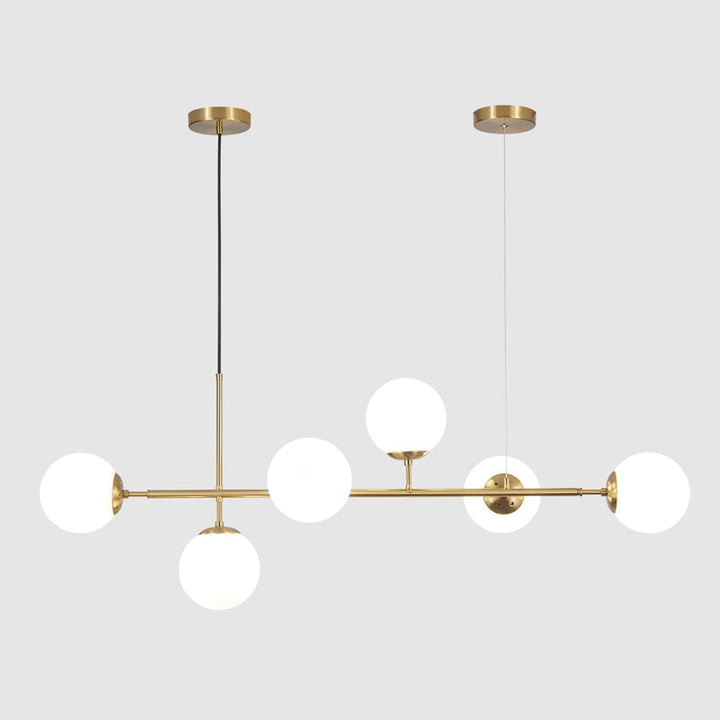 KCO Mid Century Brass Chandelier Gold Sputnik Pendant Light(L7118)