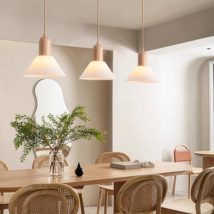 KCO 1-Light Solid Wood Pendant Light (L7199)