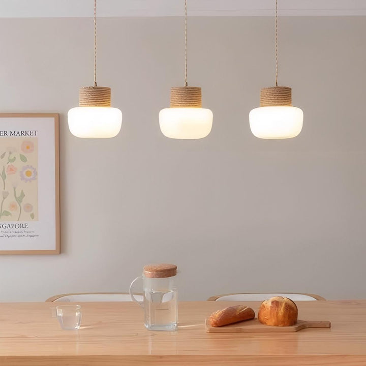 KCO Nordic Wooden Dining Table Pendant Light (L7203)