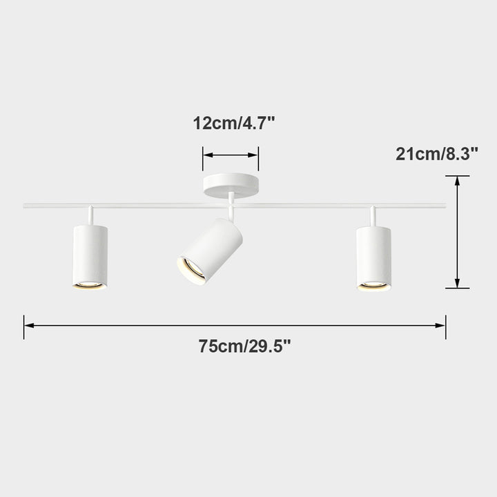 KCO Modern White 3 Light Adjustable Ceiling Track Light (C9026£©