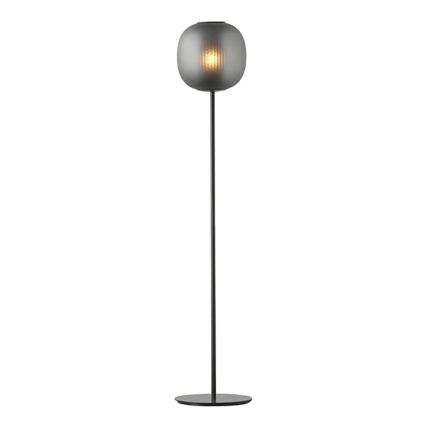 KCO Modern Black Glass Floor Lamp