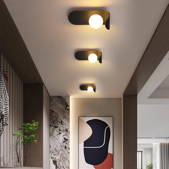 KCO Industrial Black Wall Sconce 1-Light Bathroom Wall Sconce Vintage Metal Wall Sconce Lighting for Bedroom Living Room Corridor Office (W8081)