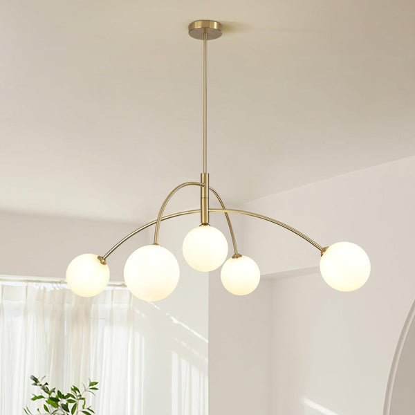 KCO Contemporary Gold Ceiling Light 5-Light (L7236)