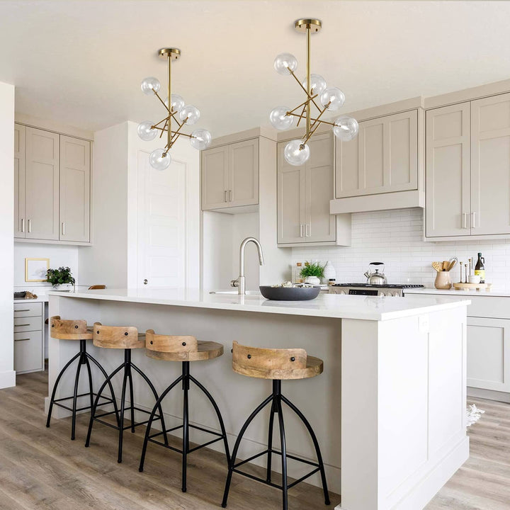 sputnik chandelier for kitchen