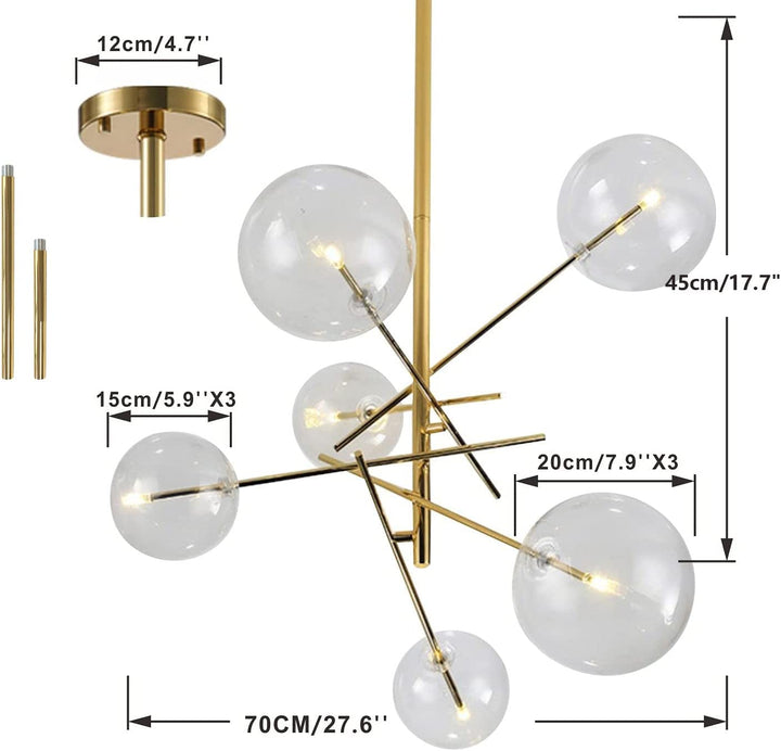 sputnik sphere chandelier