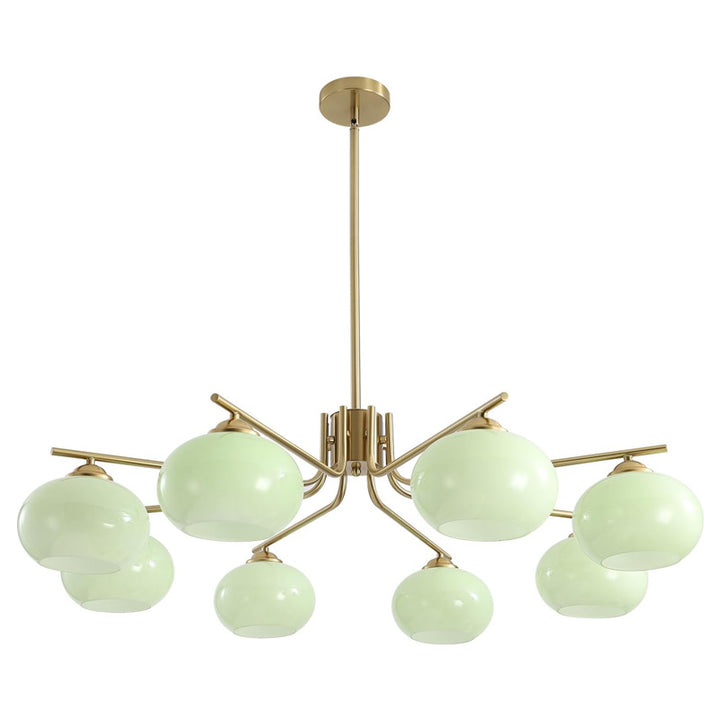 KCO Mid Century Color Multiple Lighting Glass Sputnik Chandelier (L7168)