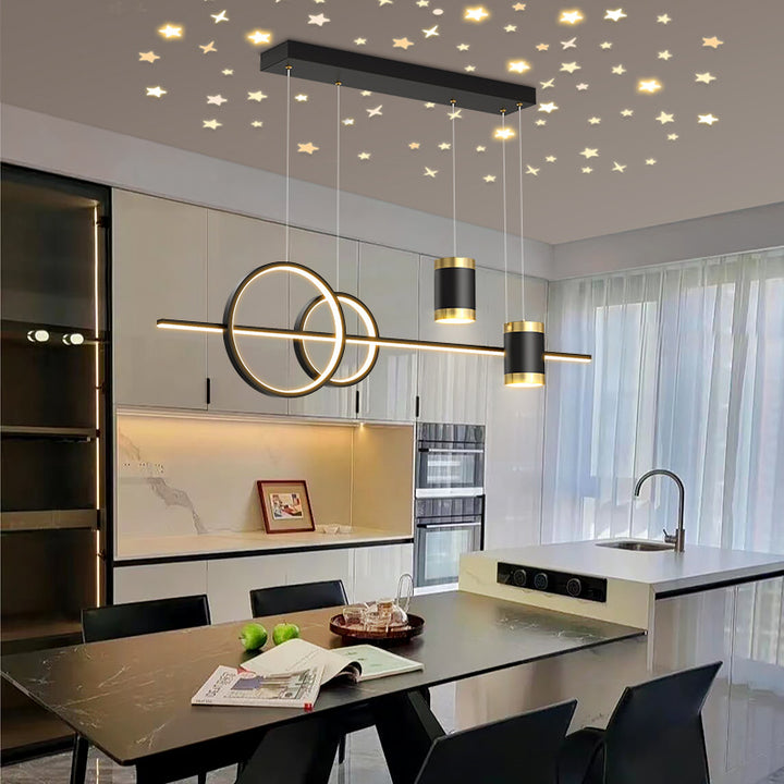 KCO Hightlight LED Multi-shape Combination Pendant Lights (L7148)