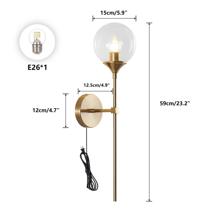 Minimalism wall lamp