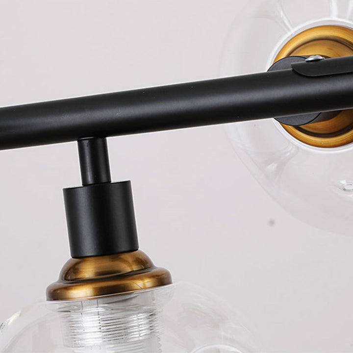 KCO Single Rod Recessed Irregular Lampshade Chandelier With 8 Lights (L7154)