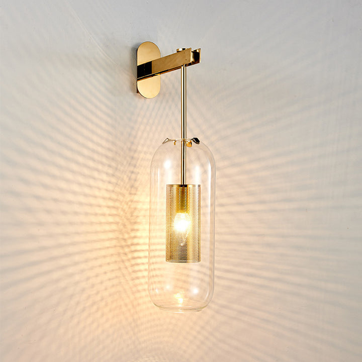KCO Postmodern Golden Metal Aisle Lights Wall Sconce(W8055)