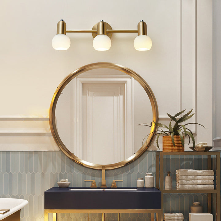 KCO Modern Bathroom Vanity Wall Sconce Brass Mirror Front Lamp