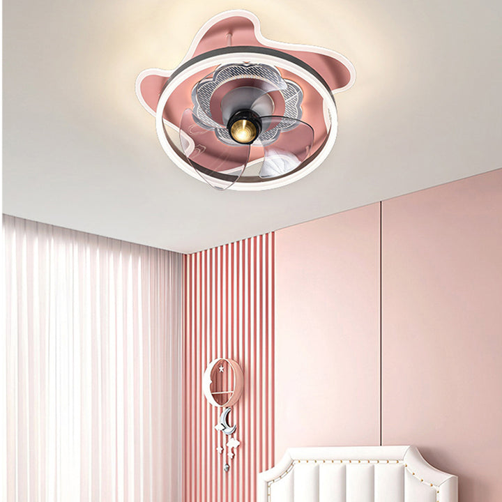 KCO Ceiling Fan Light Flush Mount Ceiling Lamp for Kids Room(C9028) 