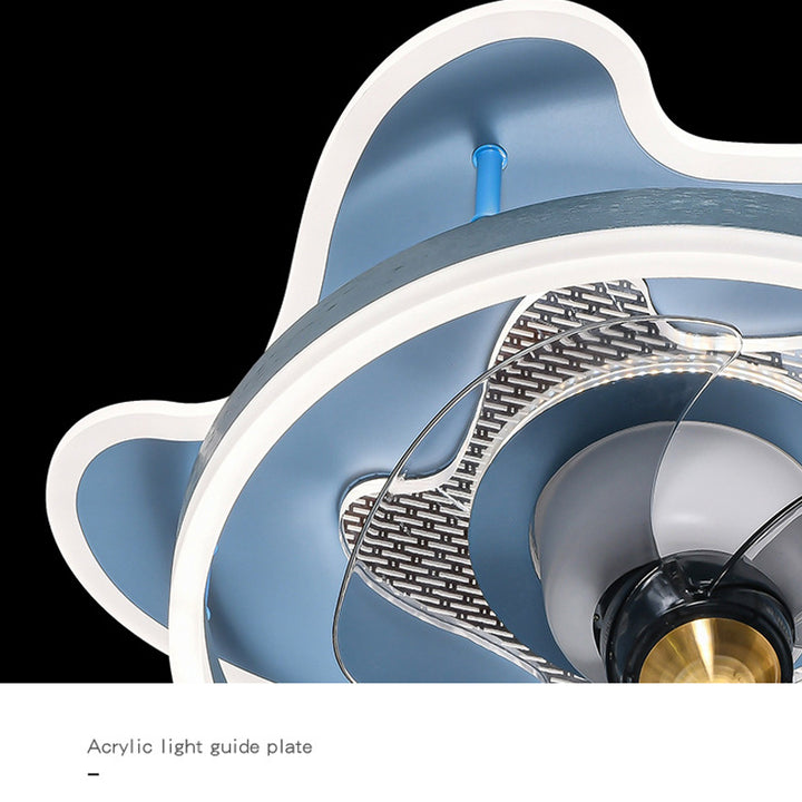 KCO Ceiling Fan Light Flush Mount Ceiling Lamp for Kids Room(C9028) 