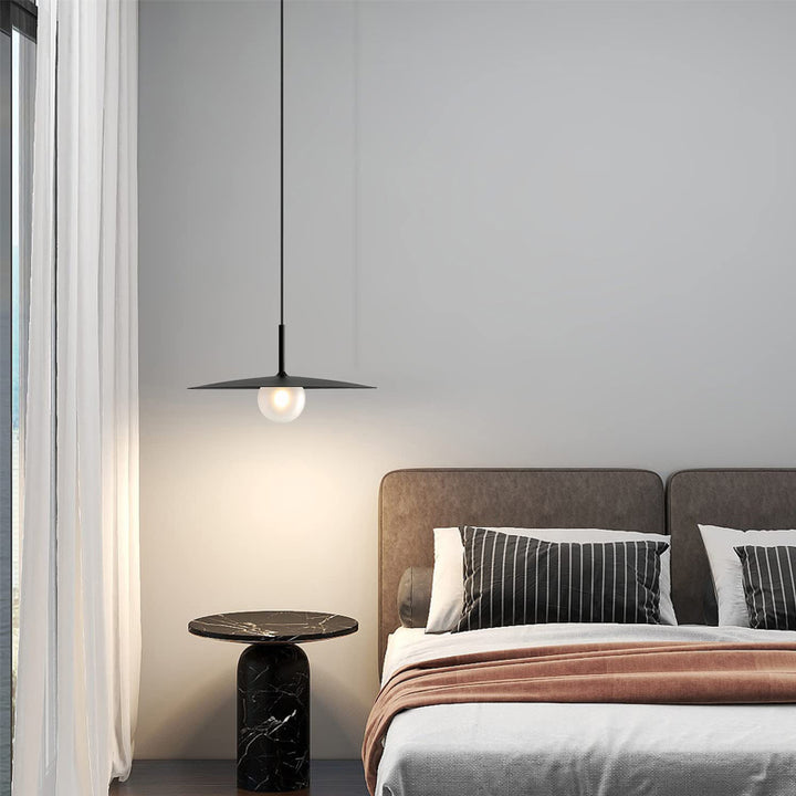 KCO Modern Black Disc Pendant Light (L7081)
