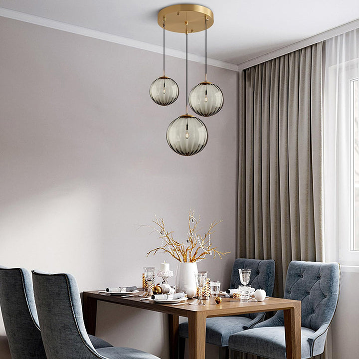 KCO Modern Large Blue and Grey Pendant Lights with 3 Sizes (L7165)
