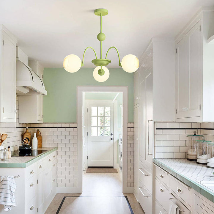 KCO Vintage Green Multiple Lights Pendant Lighting  (L7157)