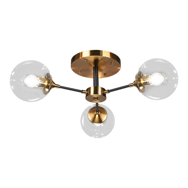 KCO Mid-Century Modern Semi-Flush Mount Ceiling Light (C9037)