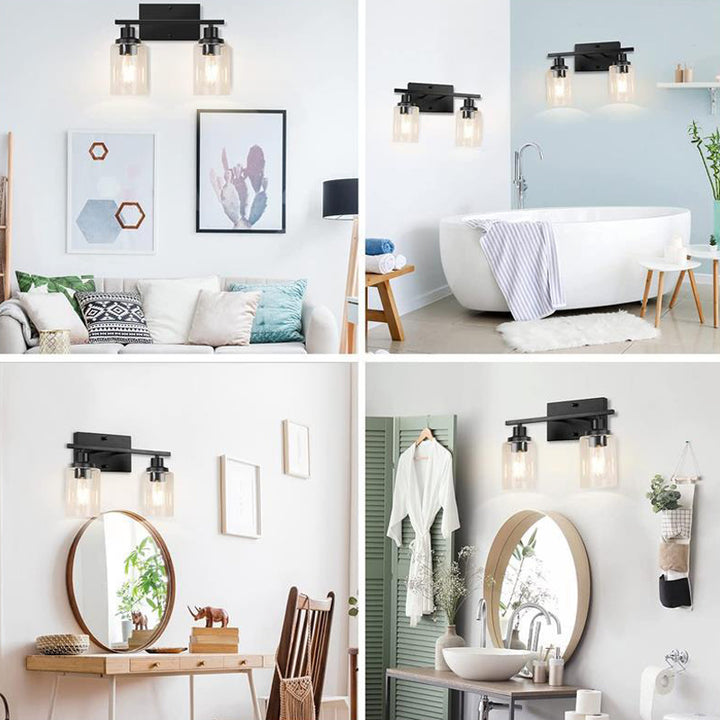 KCO 2-Lights Wall Sconces Bathroom Vanity Light for Mirror(W8054)