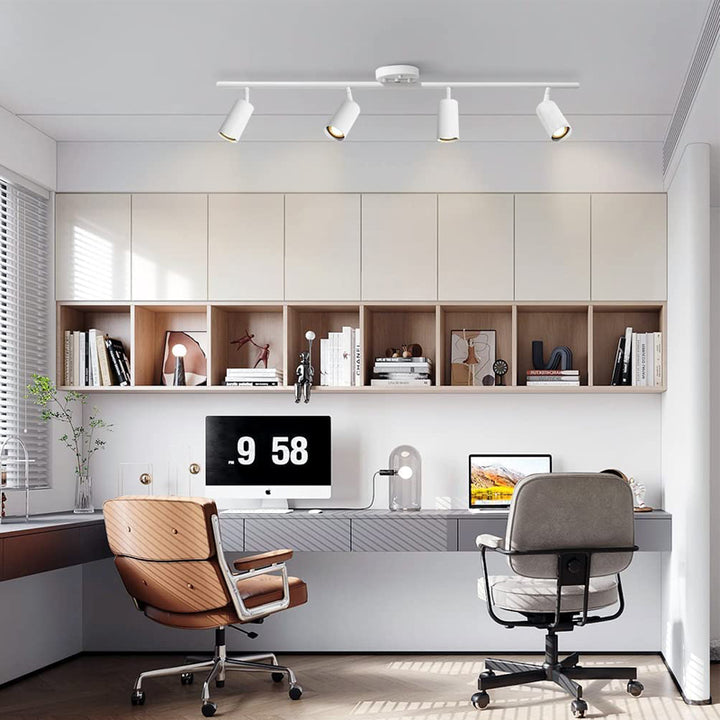 KCO Modern White Spotlight 4-Head Ceiling Light (C9025)